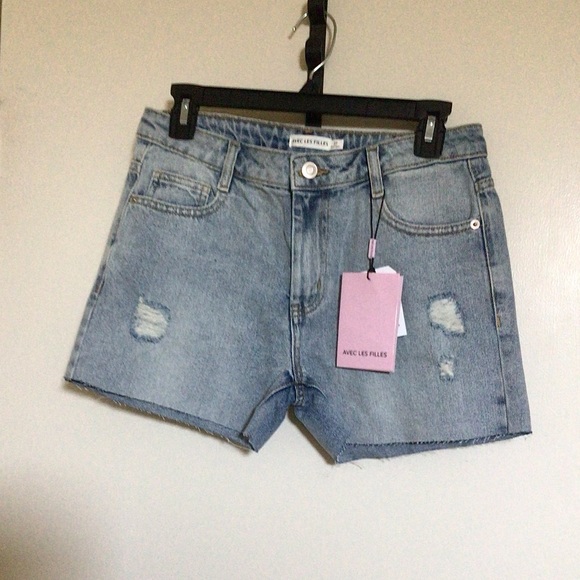Avec Les Filles Destructed Cutoff Short - Picture 7 of 11